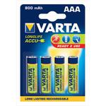 Akkumulátor Varta Ready2Use mikro AAA 1000mAh, 4db/bliszter