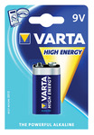 Elem 9V Varta Long Life Power 6LR61 1db/bl