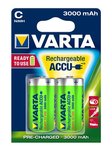 Akkumulátor Varta Power Accu C Baby 2 db/bl 3000 mAh, előtöltött