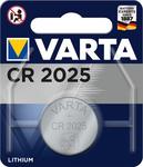 Varta CR2025 gombelem, lithium