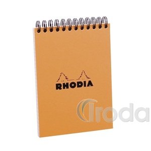 Spirálos Jegyzettömb Clairefontaine Rhodia Orange A5 80 lap vonalas