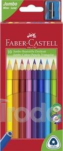 Színes ceruza Faber-Castell Jumbo háromszögletű 10 db-os klt.