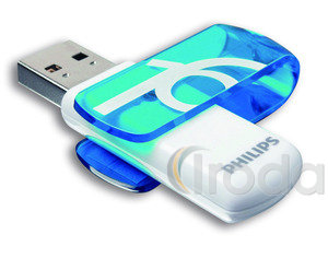 Philips pendrive USB 2.0 16GB Vivid Edition kék