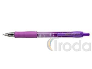 PILOT G-2 Purple Bubble Zseléstoll, 0,32 mm, nyomógombos, kék tinta