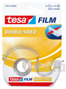 TESA 57912 TESAFILM RAGASZTÓSZALAG KÉTOLDALÚ 7.5MX12MM, adagolóval