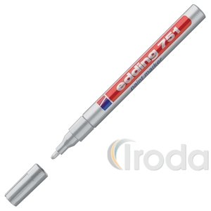 Lakkmarker 751 kerek hegy 1-2mm EZÜST EDDING