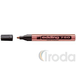 Lakkmarker 750-08 kerek hegy 2-4mm vörösréz Edding