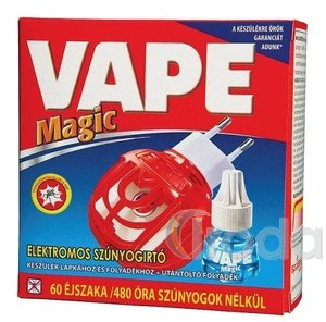 Vape Magic elektromos szúnyogriasztó készülék és folyadék